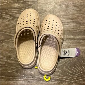 Stylish Beige Women's Clogs